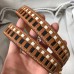 Hermes Brown Tressage Cuir 25MM Bag Strap