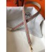 Hermes Tourterelle Tressage Cuir 25MM Bag Strap
