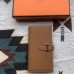 Hermes Brown Togo Leather Bearn Gusset Wallet