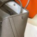 Hermes Grey Fjord Garden Party 30cm With Printed Lining