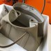 Hermes Grey Fjord Garden Party 30cm With Printed Lining