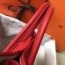 Hermes Red Clemence Garden Party 30cm Handmade Bag