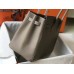 Hermes Birkin 30cm 35cm Bag In Grey Clemence Leather
