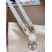 Hermes Kelly 18 Belt in Blue Glacier Epsom Calfskin