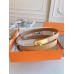 Hermes Kelly 18 Belt in Biscuit Epsom Calfskin