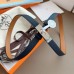 Hermes Kelly 18 Belt in Blue Nuit Epsom Leather