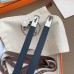 Hermes Kelly 18 Belt in Blue Nuit Epsom Leather