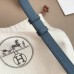 Hermes Kelly 18 Belt in Blue Nuit Epsom Leather