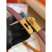 Hermes Kelly 18 Belt in Bordeaux Epsom Calfskin