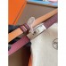 Hermes Kelly 18 Belt in Bordeaux Epsom Calfskin