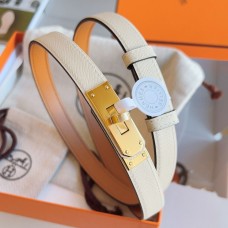 Hermes Kelly 18 Belt in Craie Epsom Leather