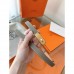 Hermes Etoupe Epsom Kelly Belt With Palladium Hardware Hermes Etoupe Epsom Kelly Belt With Palladium Hardware
