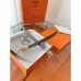 Hermes Etoupe Epsom Kelly Belt With Palladium Hardware Hermes Etoupe Epsom Kelly Belt With Palladium Hardware