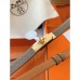 Hermes Etoupe Epsom Kelly Belt With Palladium Hardware Hermes Etoupe Epsom Kelly Belt With Palladium Hardware