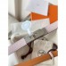 Hermes Kelly 18 Belt in Mauve Pale Epsom Leather
