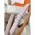 Hermes Kelly 18 Belt in Mauve Pale Epsom Leather