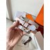 Hermes Kelly 18 Belt in Mauve Pale Epsom Leather