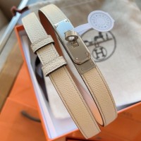 Hermes Kelly 18 Belt In Nata Epsom Leather