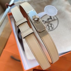 Hermes Kelly 18 Belt In Nata Epsom Leather