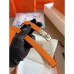Hermes Orange Epsom Kelly Belt With Palladium Hardware Hermes Orange Epsom Kelly Belt With Palladium Hardware