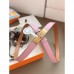 Hermes Kelly 18 Belt in Mauve Sylvestre Epsom Calfskin
