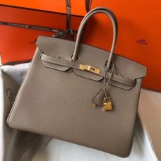 Hermes Birkin 30cm 35cm Bag In Grey Clemence Leather Hermes Birkin 30cm 35cm Bag In Grey Clemence Leather