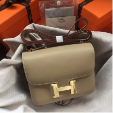 Hermes Mini Constance 18cm Grey Epsom Bag Hermes Mini Constance 18cm Grey Epsom Bag