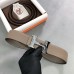 Hermes Constance Belt Buckle & Grey Clemence 38 MM Strap