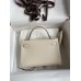 Hermes Kelly Mini II Sellier Handmade Bag In Craie Epsom Calfskin