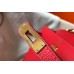 Hermes Red Epsom Kelly 25cm Sellier Handmade Bag