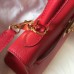 Hermes Red Epsom Kelly 25cm Sellier Handmade Bag