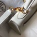 Hermes White Epsom Kelly 25cm Sellier Handmade Bag
