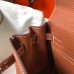 Hermes Brown Clemence Kelly 20cm GHW Bag