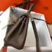 Hermes Etoupe Clemence Kelly 20cm GHW Bag