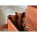 Hermes Brown Clemence Kelly 25cm GHW Bag