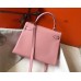 Hermes Pink Clemence Kelly 25cm GHW Bag