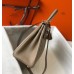 Hermes Grey Clemence Kelly 25cm GHW Bag