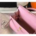 Hermes Pink Epsom Kelly 25cm Sellier Handmade Bag