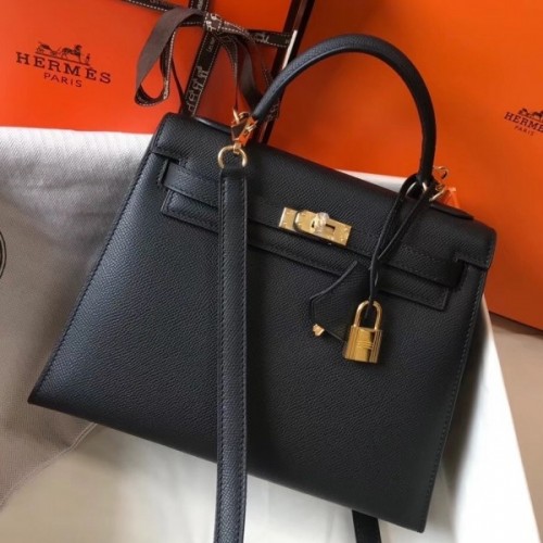 hermes birkin 25 black epsom