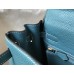 Hermes Blue Jean Clemence Kelly 28cm Bag