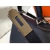 Hermes Navy Blue Clemence Kelly 28cm Bag