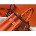 Hermes Orange Clemence Kelly 28cm Bag