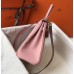 Hermes Pink Clemence Kelly 28cm Bag