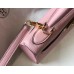 Hermes Pink Clemence Kelly 28cm Bag