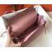 Hermes Pink Clemence Kelly 28cm Bag