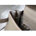 Hermes Grey Clemence Kelly 28cm Bag