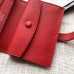 Hermes Bearn Mini Wallet In Red Epsom Leather