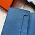 Hermes Bearn Mini Wallet In Sky Blue Epsom Leather