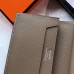 Hermes Bearn Mini Wallet In Taupe Epsom Leather