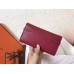 Hermes Kelly Classic Long Wallet In Ruby Epsom Leather